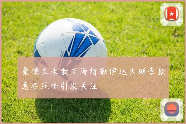 桑德兰未激活海特勒伊达买断条款意在压价引发关注